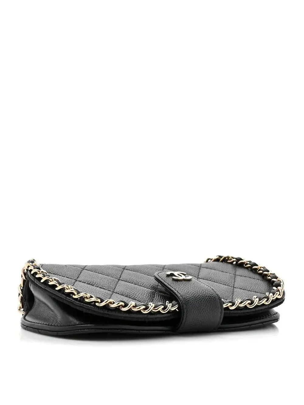 Chanel Caviar Quilted Chain Glasses #321493C16B